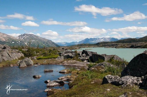 Glacial Fed Lake near the White Pass Summit