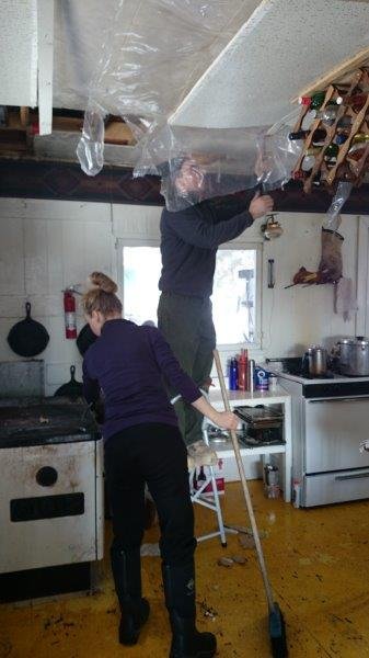 Repairing the ceiling