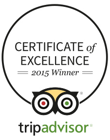 Certificate of Excellence - Hidden Valley B&B