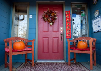 Front Door in Fall Hidden-Valley-BB-1600px