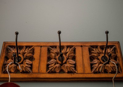 Ornate coat hooks at Hidden-Valley-BB-1600px