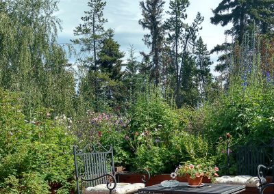 Courtyard View, Hidden Valley Bed and Breakfast, Whitehorse, Yukon