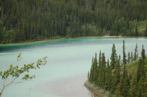 Emerald Lake, on South Klondike Highway, Yukon