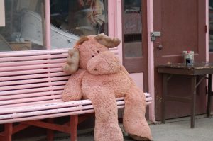 Giant Moose Teddy at Carcross, Yukon