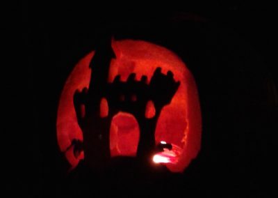 Haunted House Pumpkin, Hidden Valley B&B, Whitehorse, Yukon