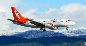 Revised livery launched 2014 on Air North's newest Boeing 737-500 series