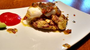 Potato Fritter with Egg, Breakfast, Hidden Valley Bed and Breakfast, Whitehorse, Yukon