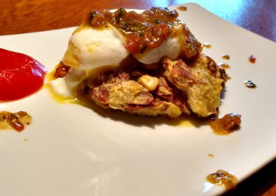 Potato Fritter with Egg, Breakfast, Hidden Valley Bed and Breakfast, Whitehorse, Yukon