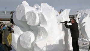 Yukon Sourdough Rendezvous, Snow Sculpting, 2017